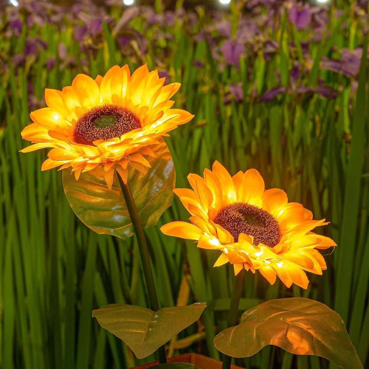 Solar Sunflower Garden Light – Outdoor LED Pathway Stake