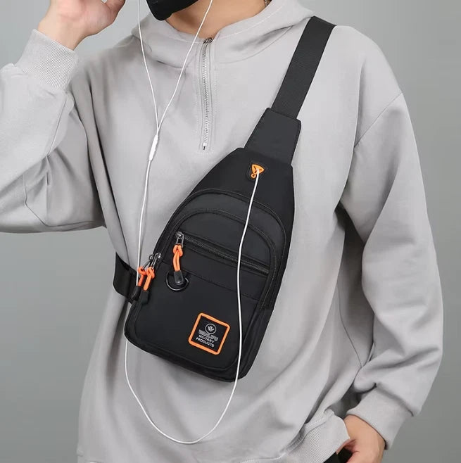 Men's Waterproof Crossbody Sling Bag
