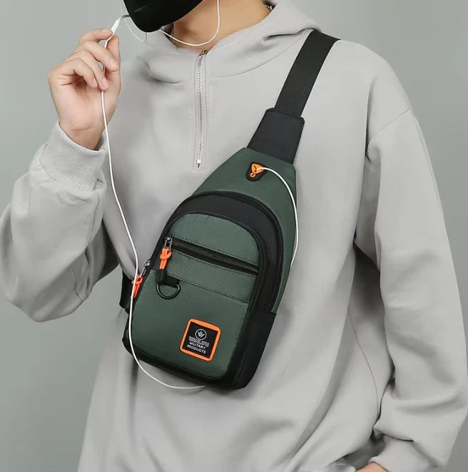 Men's Waterproof Crossbody Sling Bag