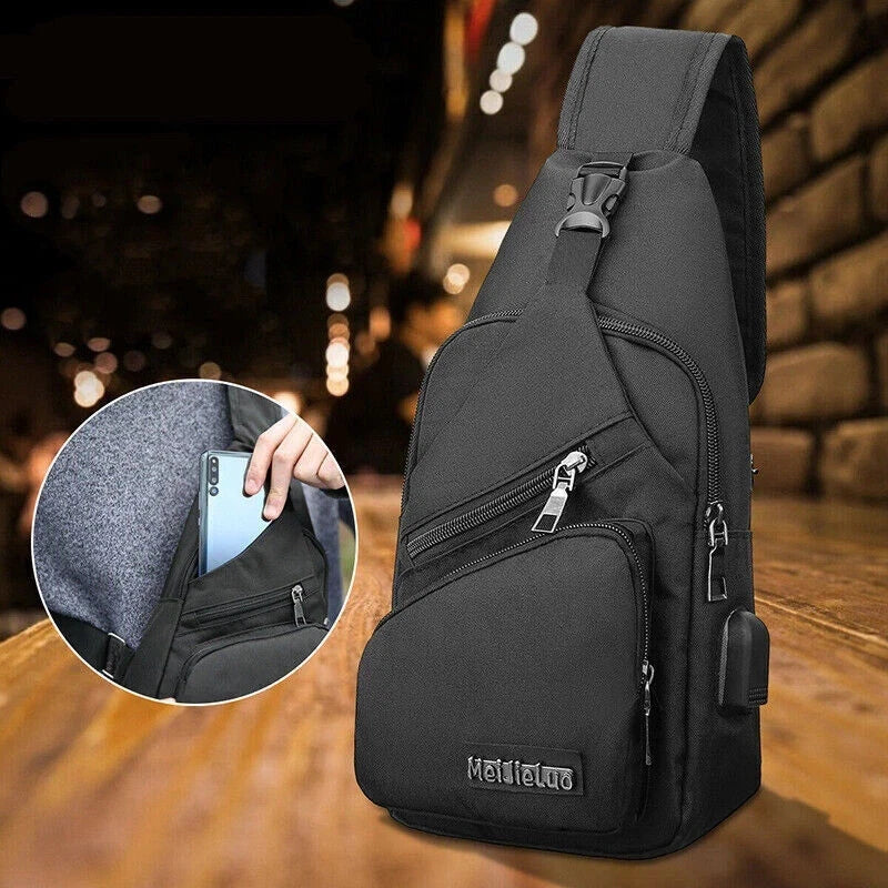 Men's Crossbody Chest Sling Bag